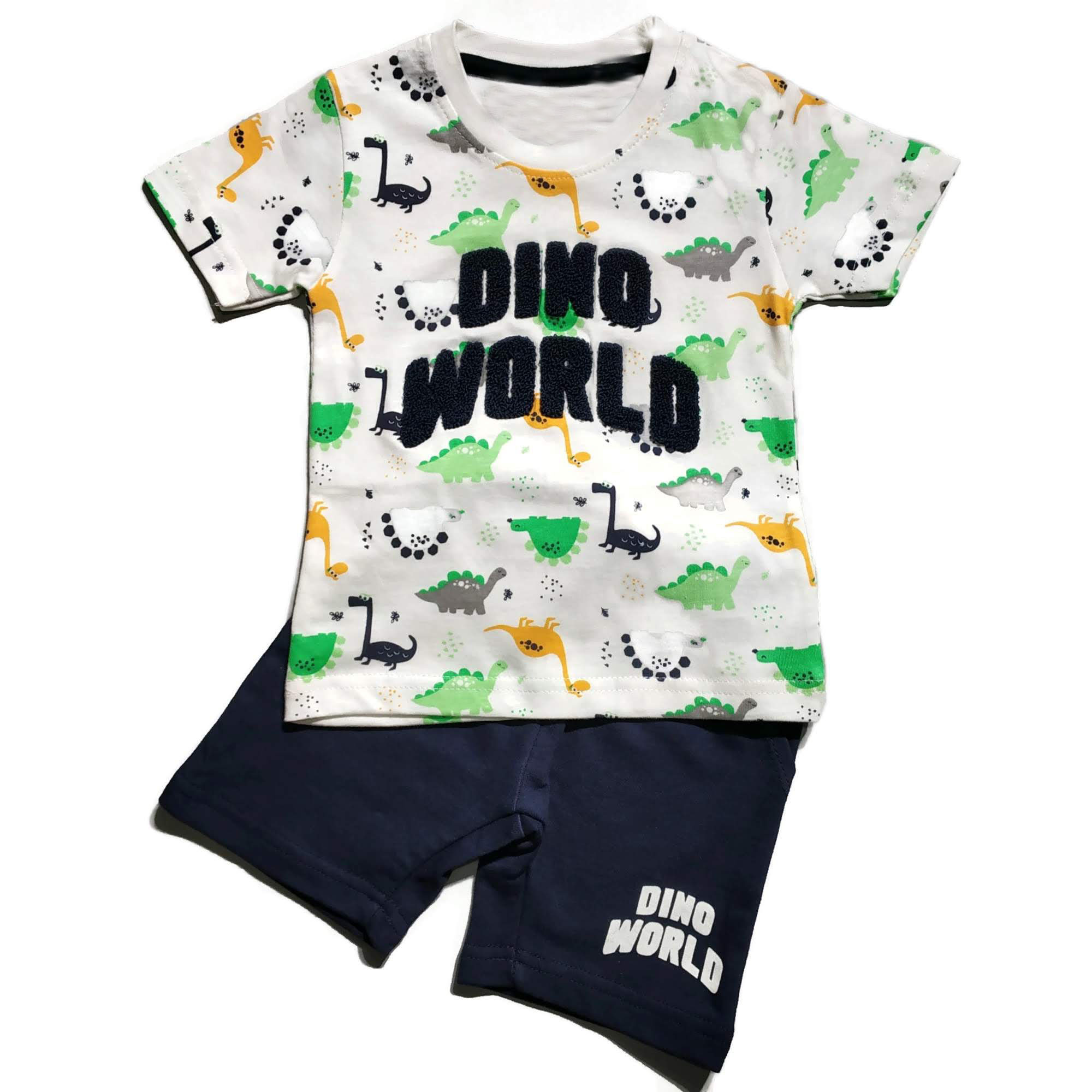 Dinosaur Print Tshirt Shorts-Set | Buy Online | Skin Friendly | Titapu
