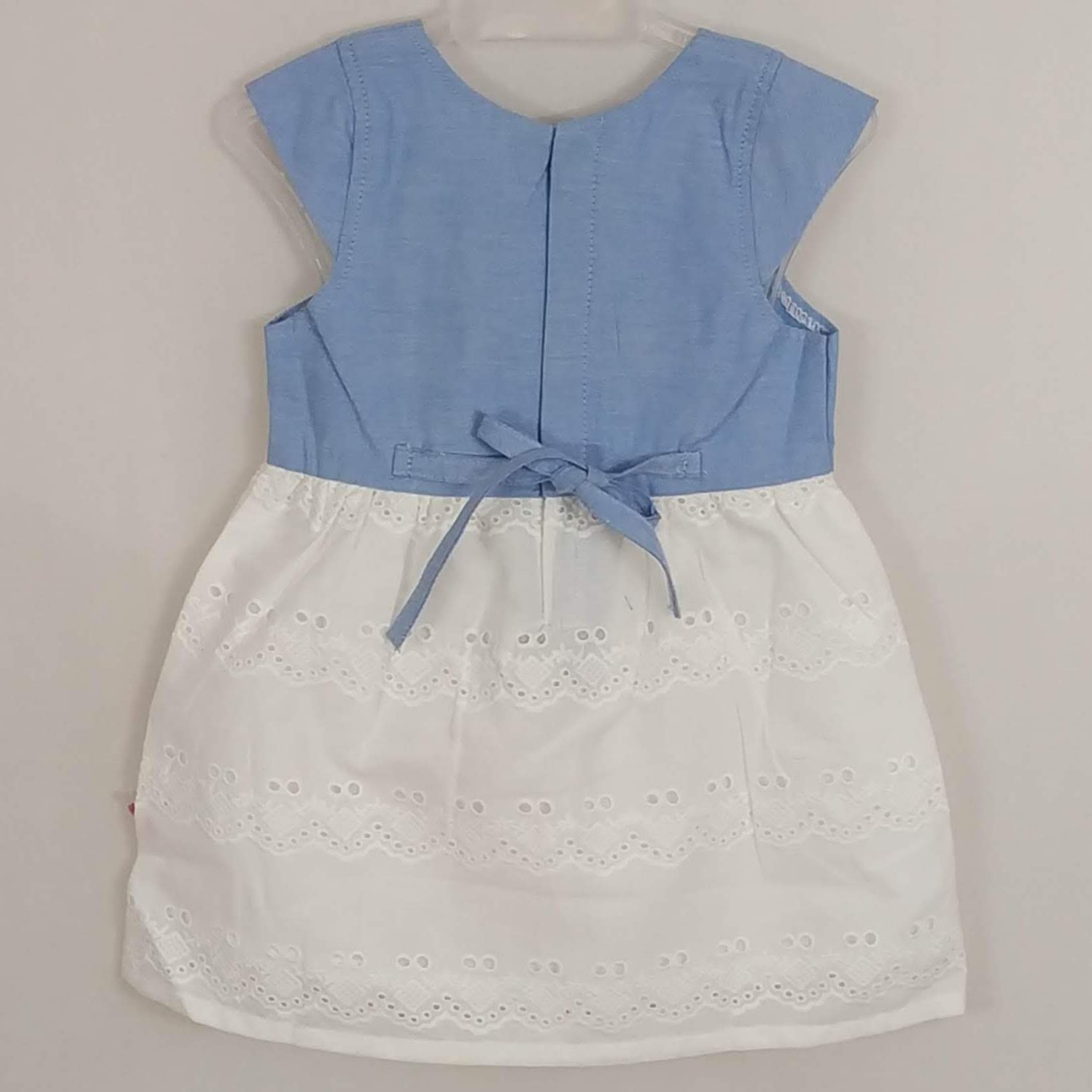 Buy Babyhug Denim Frock with Half Sleeves Inner Tee Solid Pink Blue for  Girls 45Years Online in India Shop at FirstCrycom  9901519
