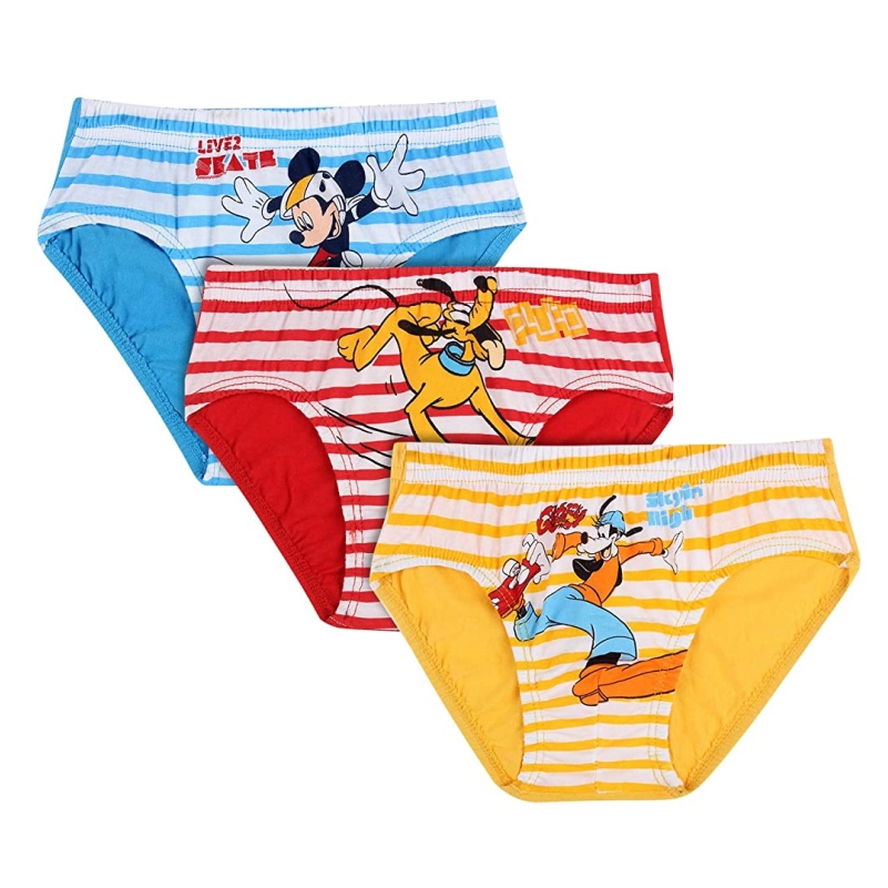 Buy Disney Mickey Mouse Print Briefs - Set of 3 Online