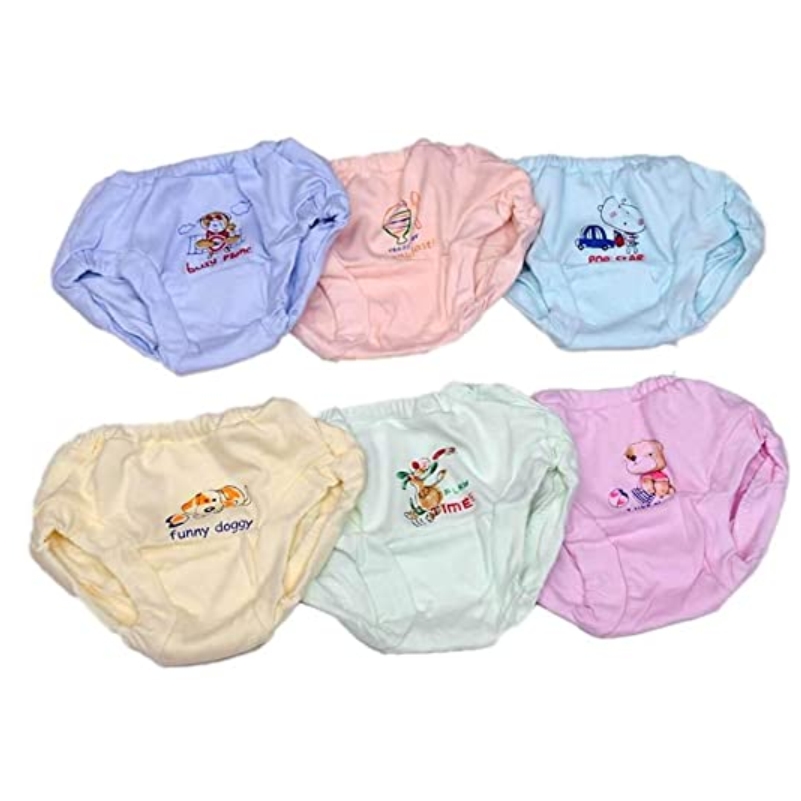 3-Pack Little Girl Soft Cotton Underwear Kids Briefs Breathable
